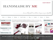 Tablet Screenshot of handmadebyme.co.uk